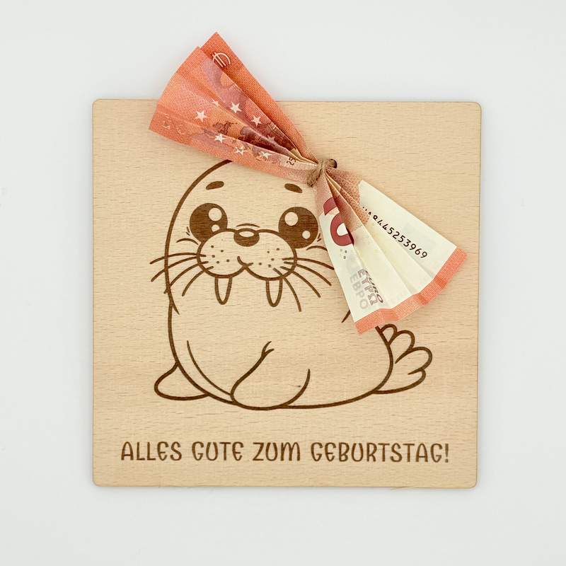 Geldgeschenke zum Kindergeburtstag "Tiere" - zelebro