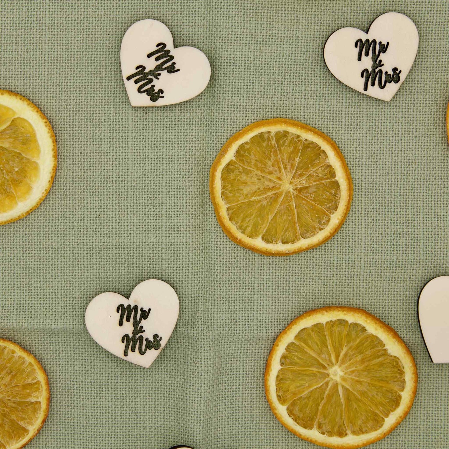 Tischkonfetti "Mr & Mrs" zur Hochzeit