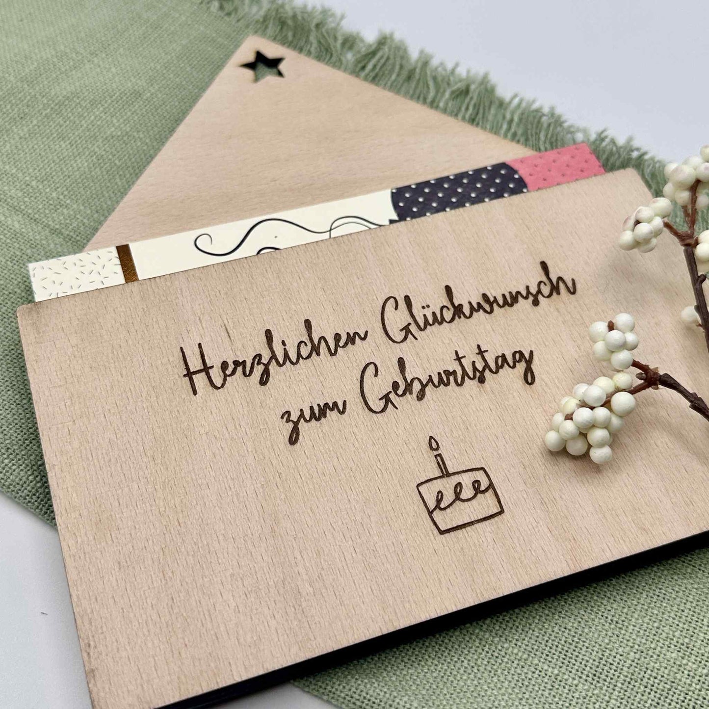 Ein Geldgeschenk zum 40. Geburtstag aus Holz