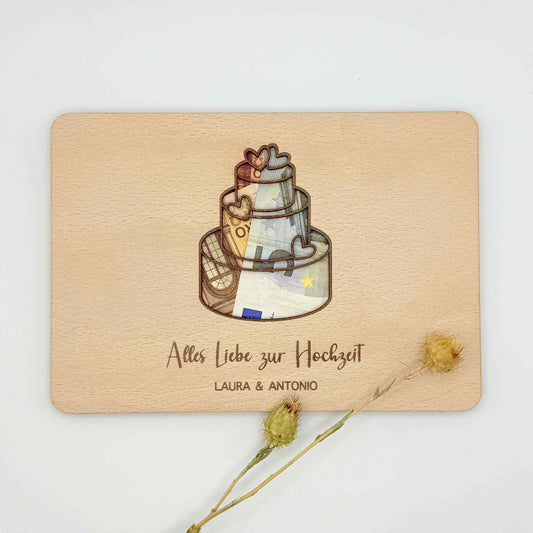 Geldgeschenk "Hochzeitstorte" - zelebro