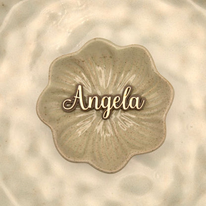 Personalisierter Magnet mit Namen "Angela"
