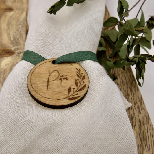 Serviettenalter aus Holz "Blumen"